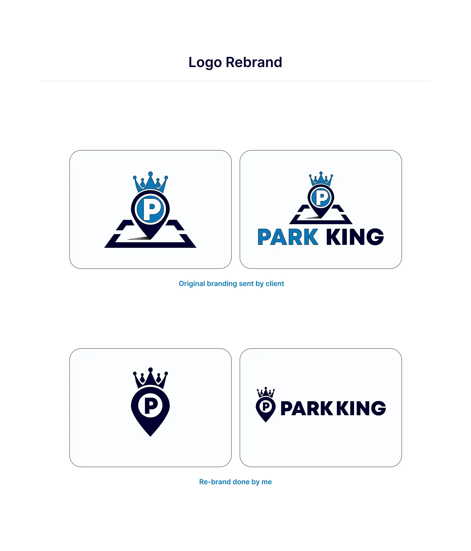 ParkKing logo rebrand